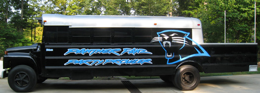 Carolina PantherFanz Tailgate Bus