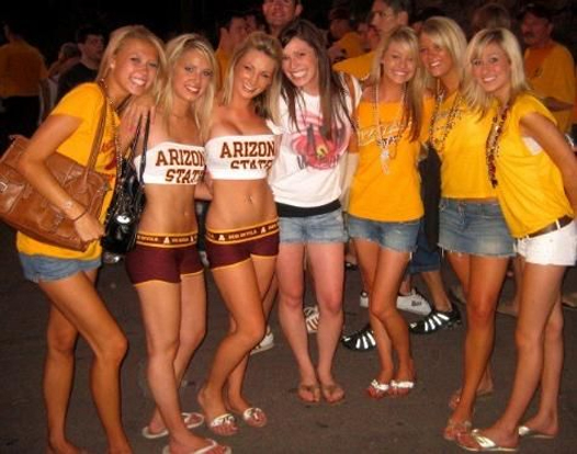 Arizona State Hot Tailgate Girls