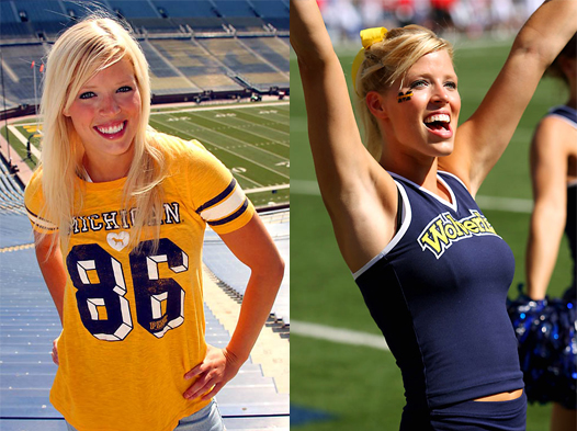 Michigan Cheerleader