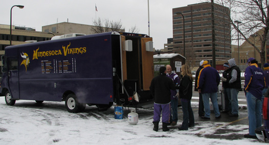 Minnesota Vikings Tailgate Van